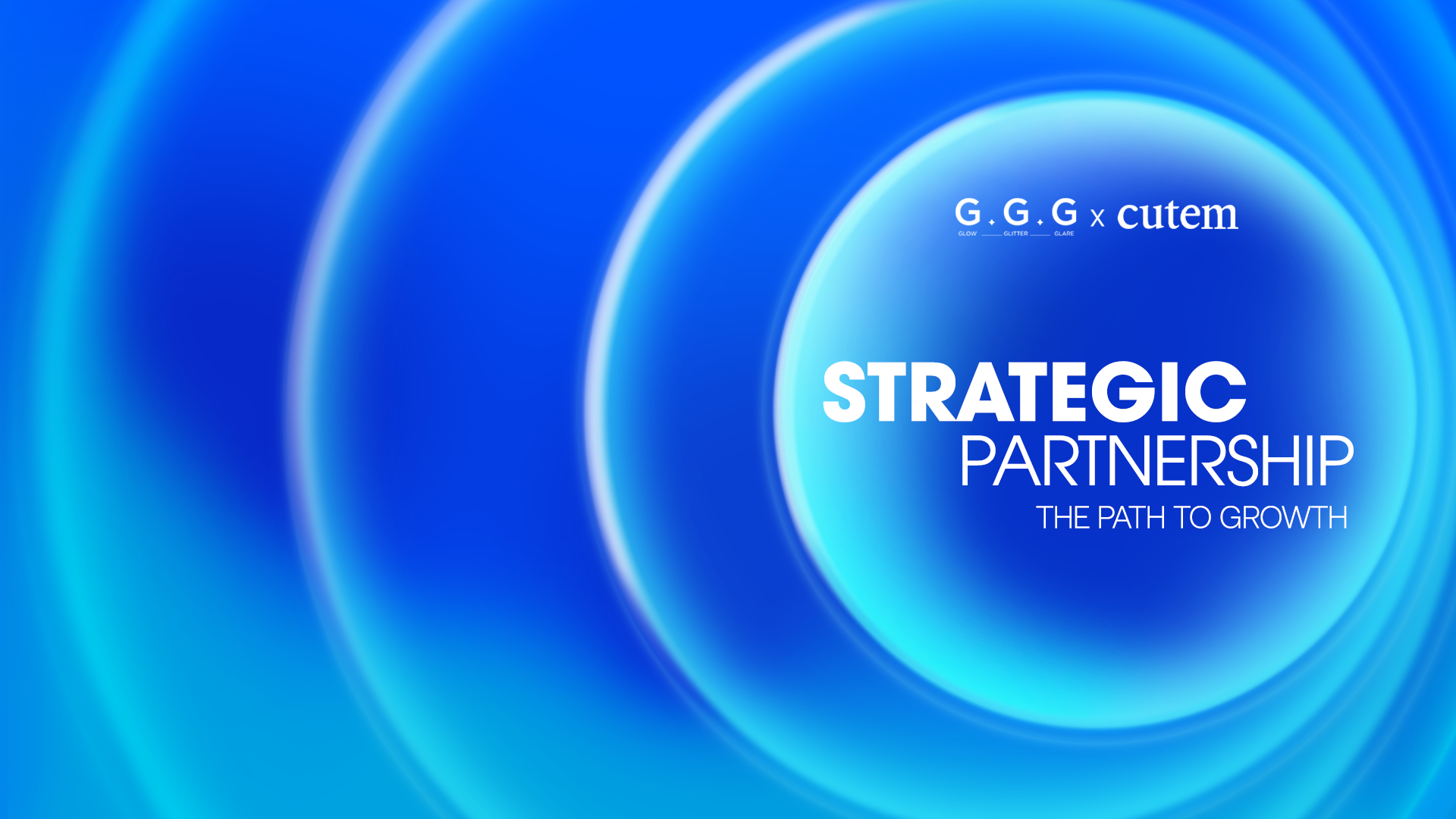 Key Visual GGG x Cutem Strategic Partnership